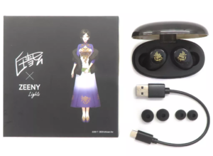 バーチャルYouTuber にじさんじ 白雪巴×Zeeny Lights イヤフォン オリジナルコラボレーションモデル 買取